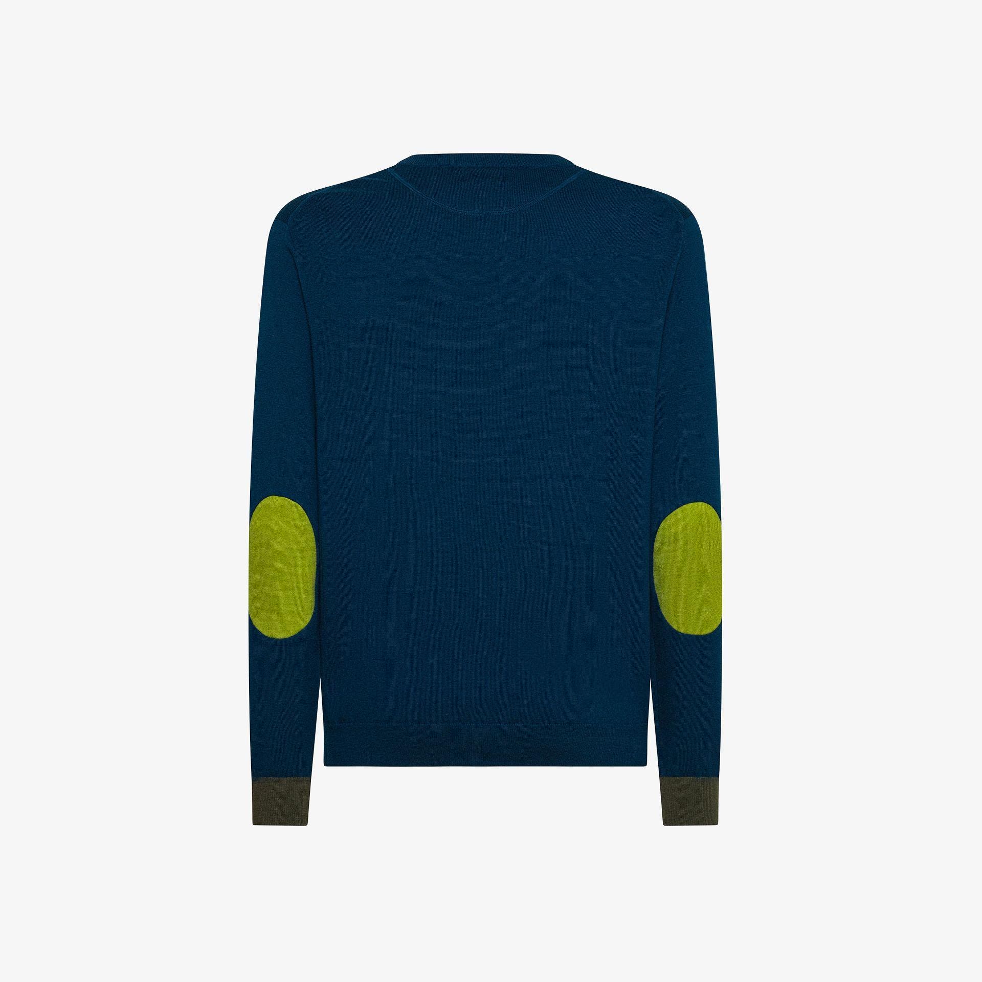SWEATER ELBOW CONTRAST L/S 
