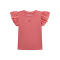 SS T-SHIRT W/CHIFFON 