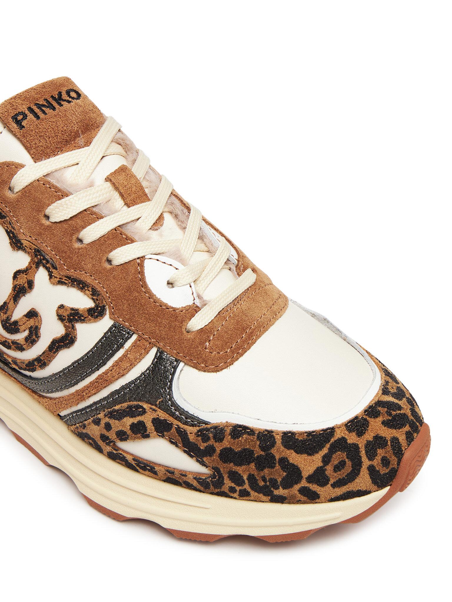 ZOE 01 - SNEAKER PRINTED COW SUEDE/CALF LEATHER/LINING SS0087P121/M36 PINKO