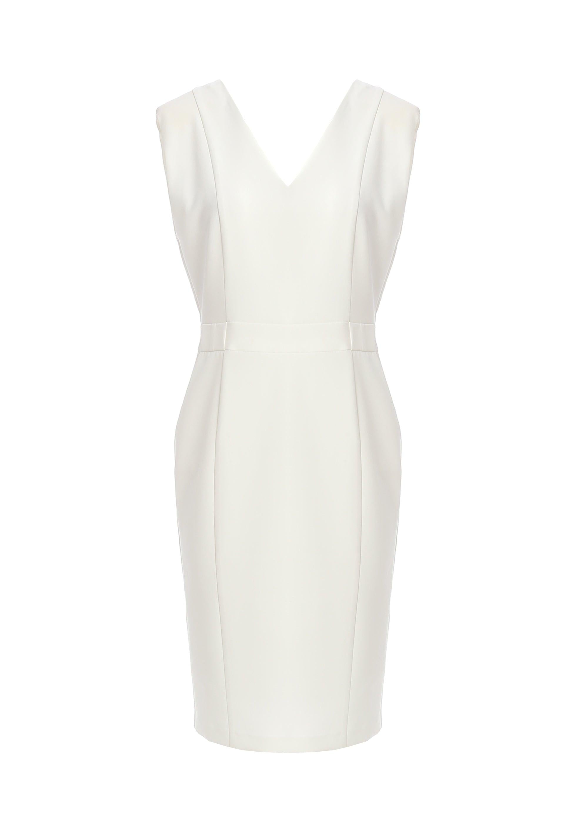 MINI DRESS WHITE FS24SD1002W42901/278 FRACOMINA