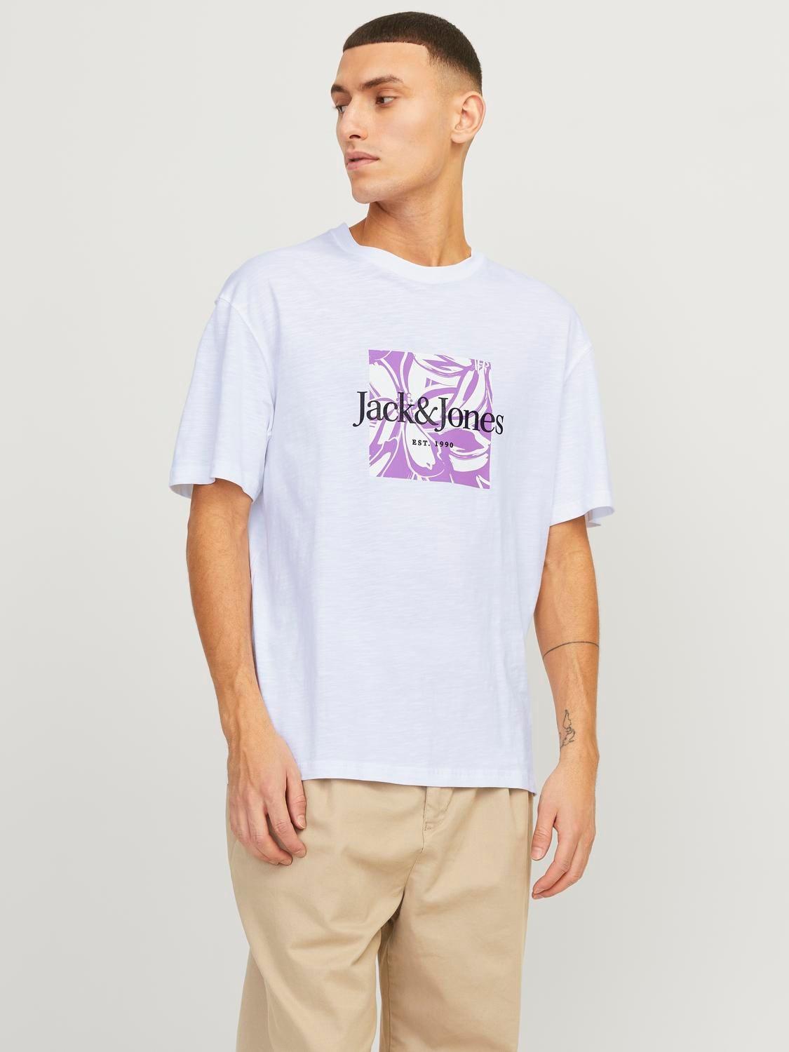 12250436/Bright White JACK AND JONES