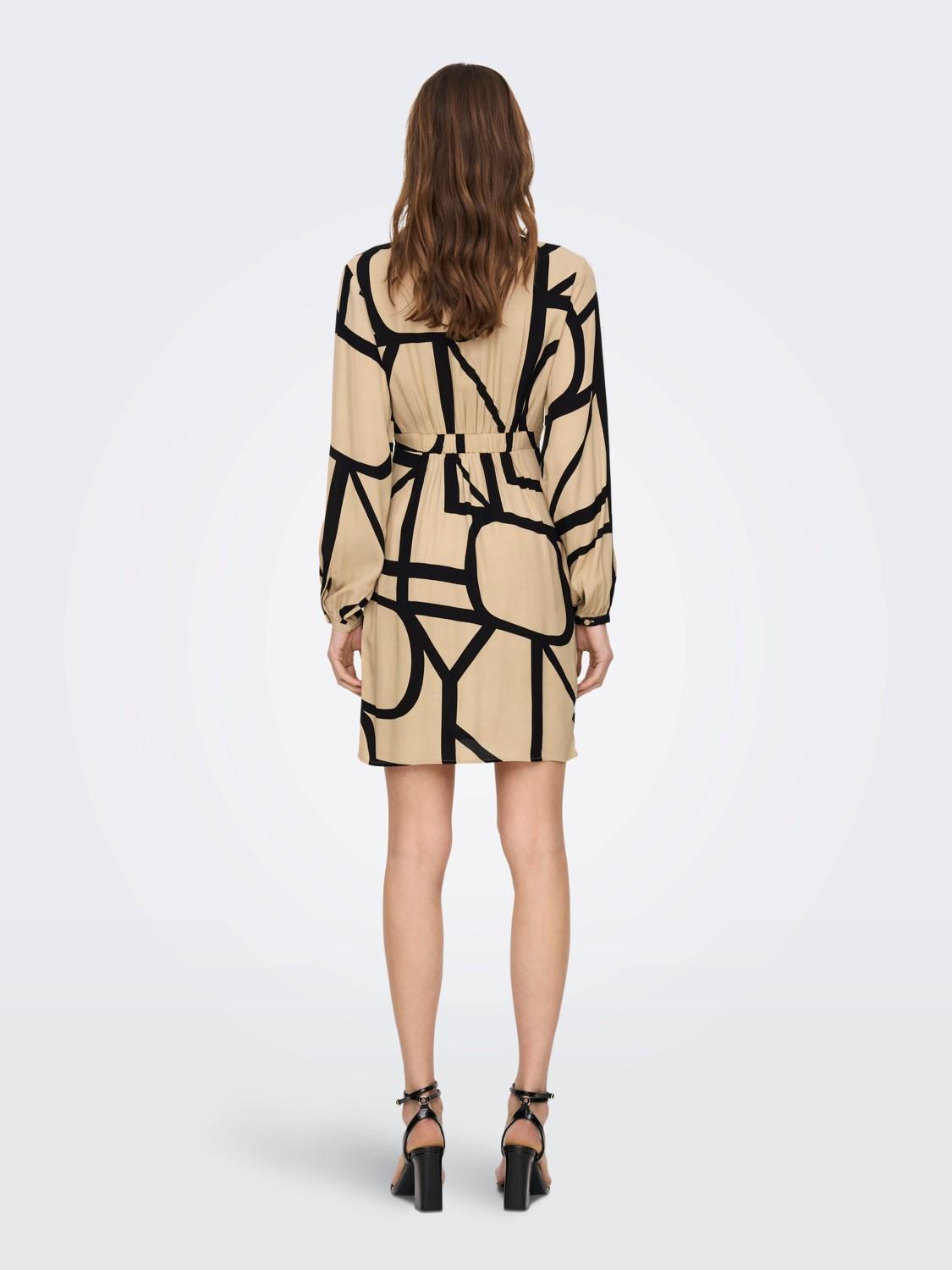 ONLAVA L/S WRAP DRESS PTM 