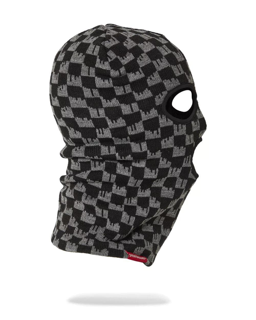 CHECKERED DRIP MASK 