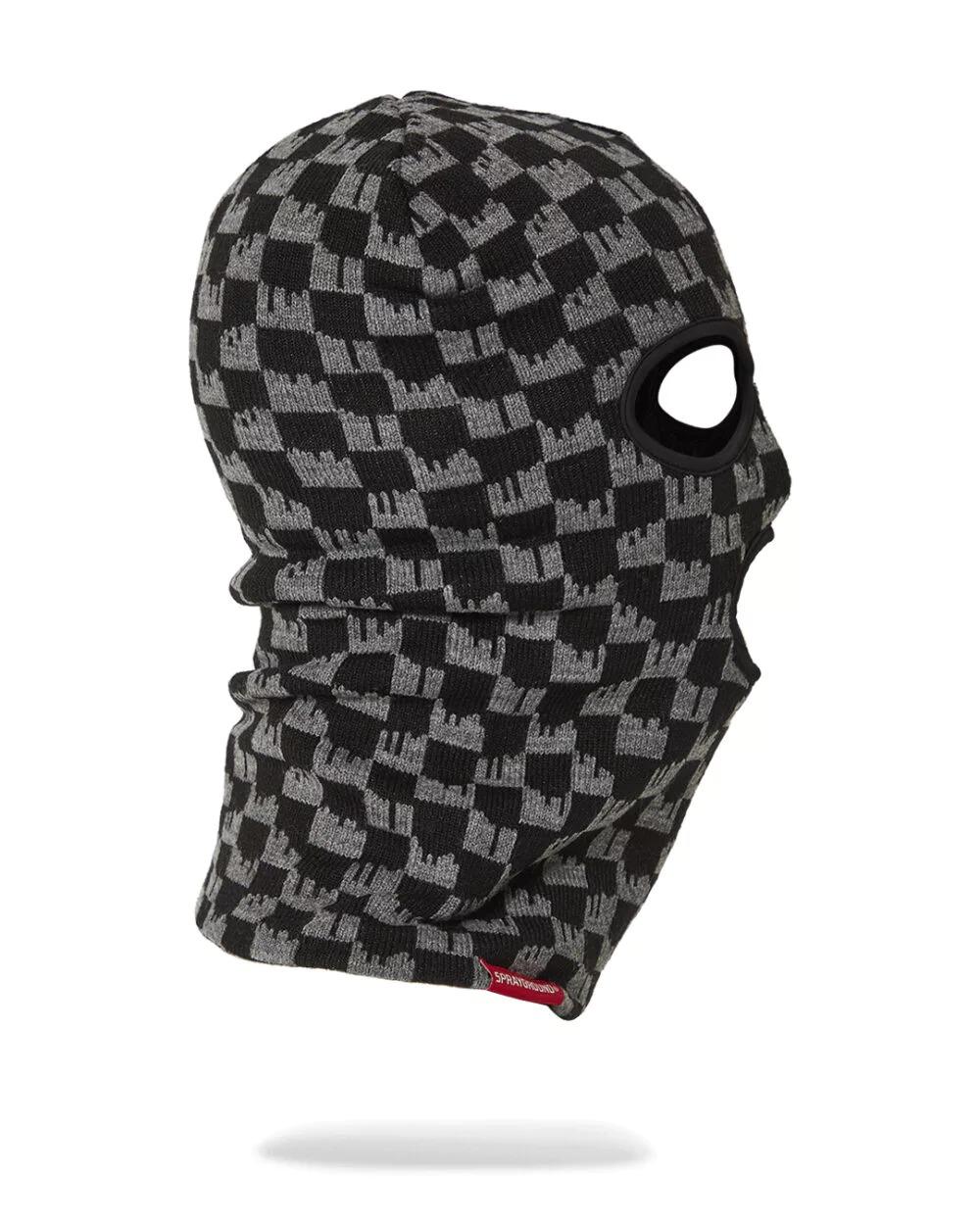 CHECKERED DRIP MASK 