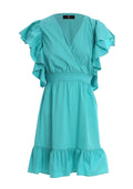 MINI DRESS TURQUOISE FS24SD1003W52001/268 FRACOMINA