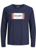 JACK AND JONES JJHAYATO TEE LS CREW NECK BTS