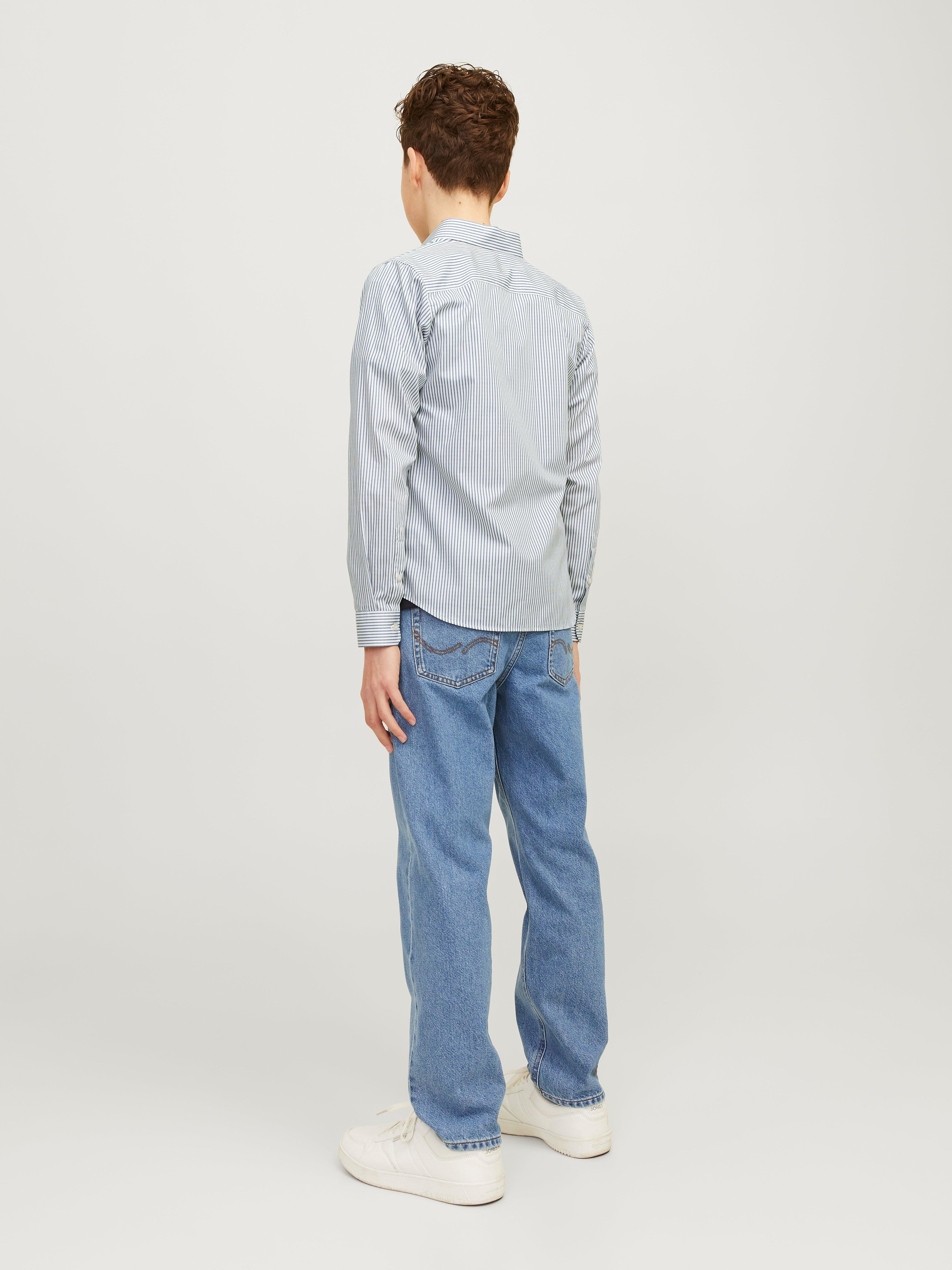JJJOE PRINT SHIRT LS AW 24 JR 