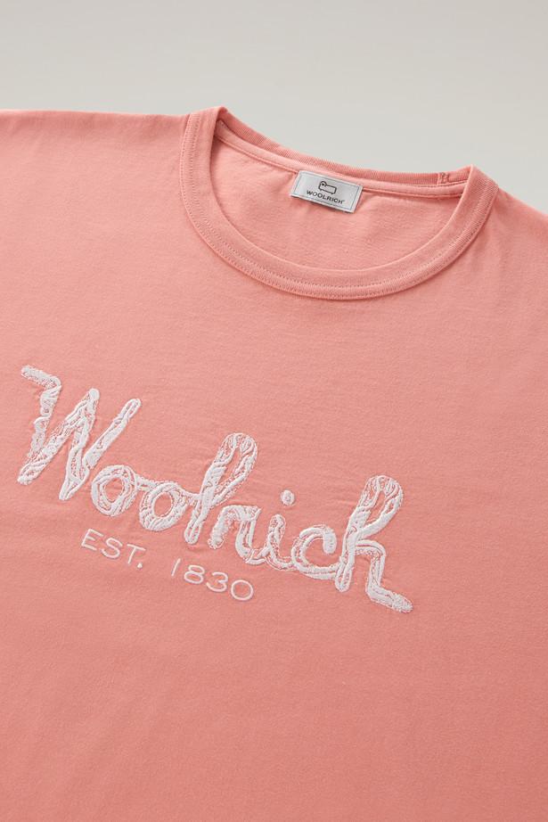 EMBROIDERED LOGO T-SHIRT CFWOTE0125MRUT2926/4397 WOOLRICH