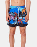 PRINTED SWIM TRUNKS 