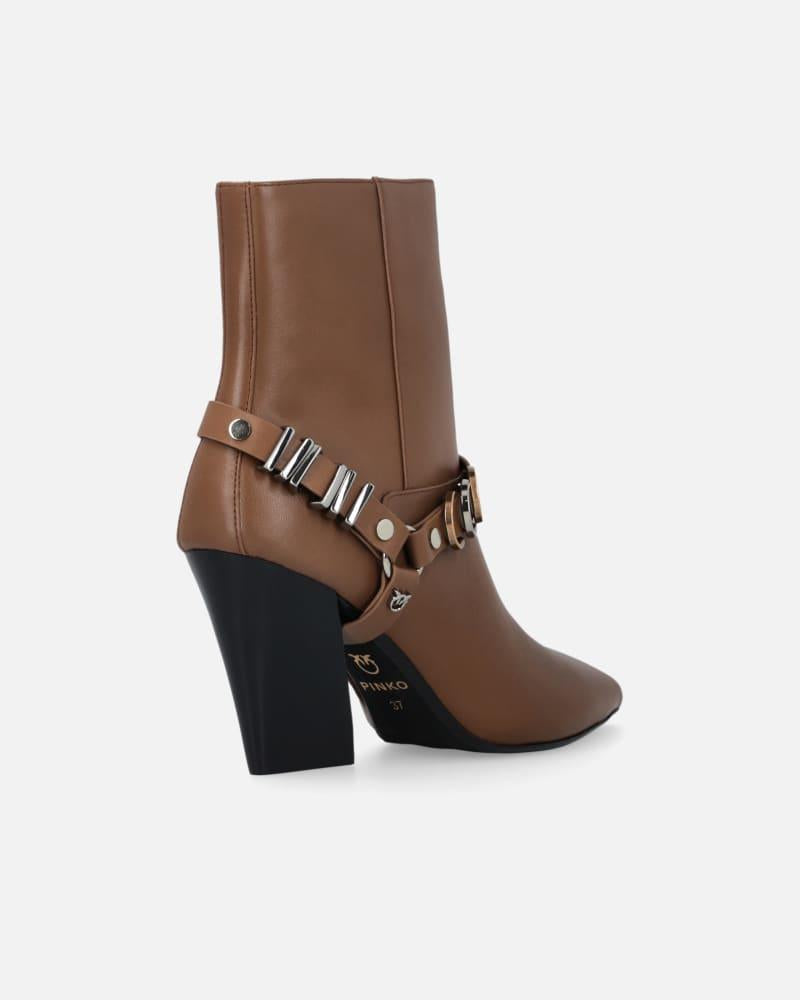 VIOLA 02 - ANKLE BOOT CALF LEATHER SD0417P001/GU8 PINKO