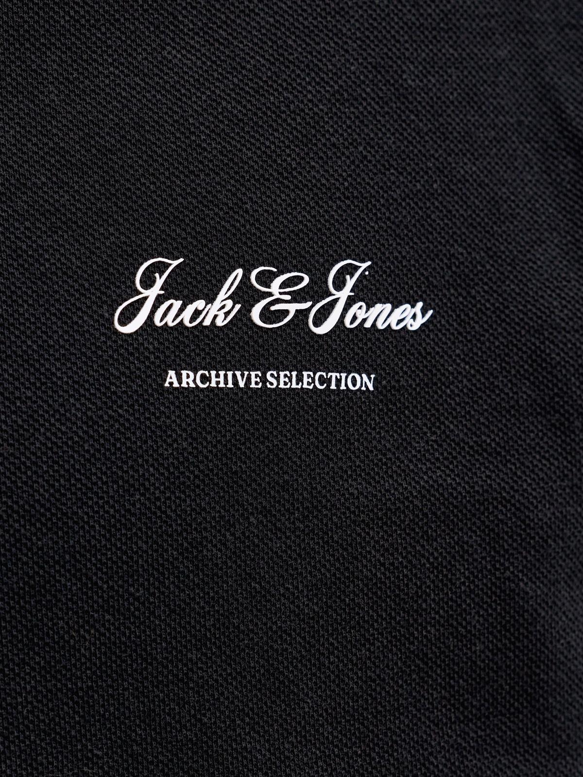 JJEARCHIVE GRAPHIC POLO SS LN 
