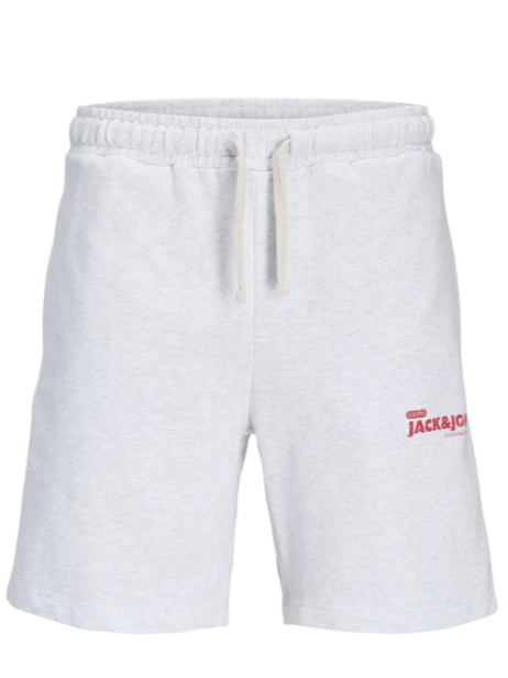 12280084/White Melange JACK AND JONES
