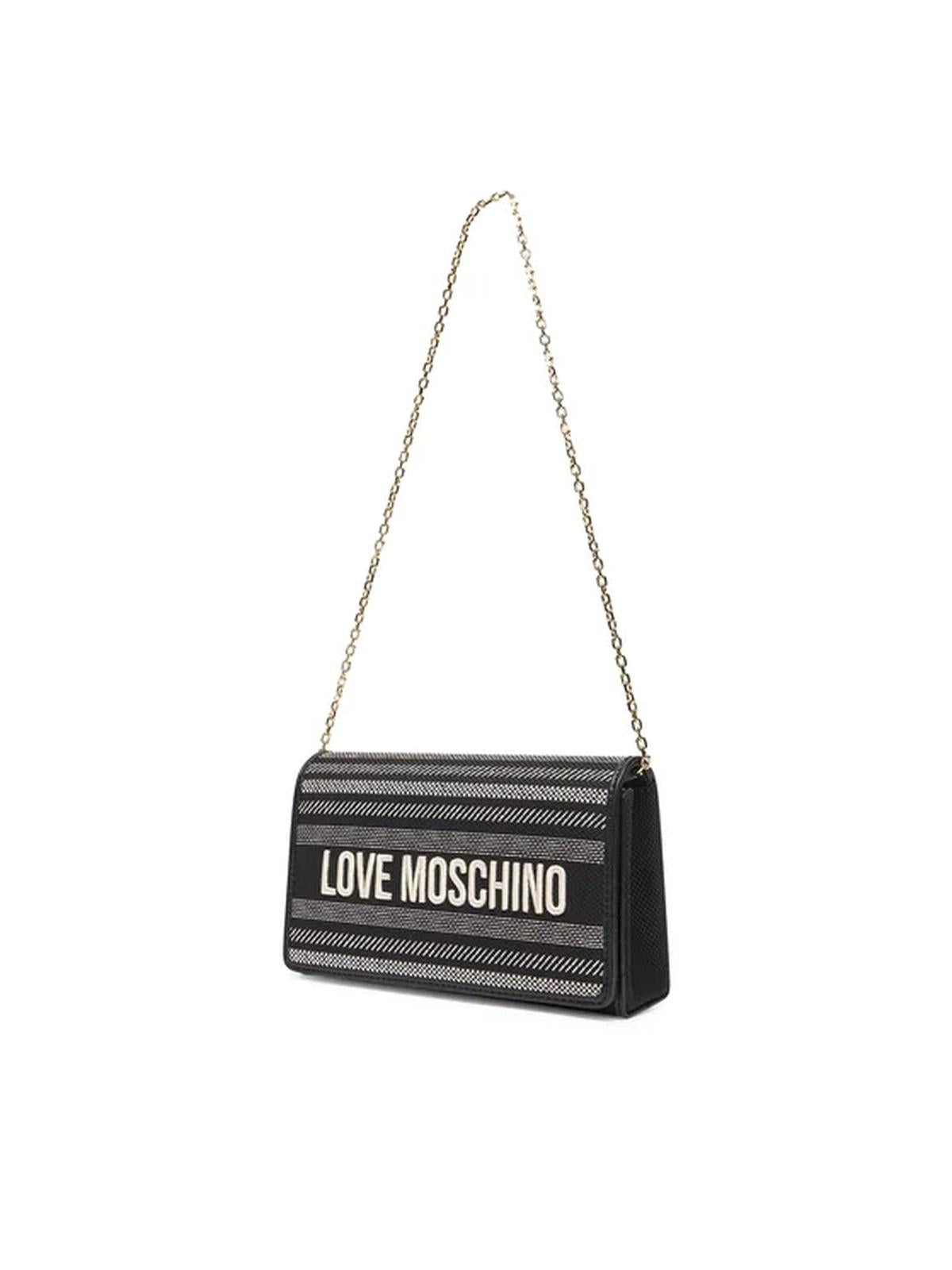 BORSA CANVAS NERO+PU NERO 