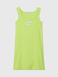 CALVIN KLEIN JEANS RIB BADGE SQUARE NECK TANK DRE
