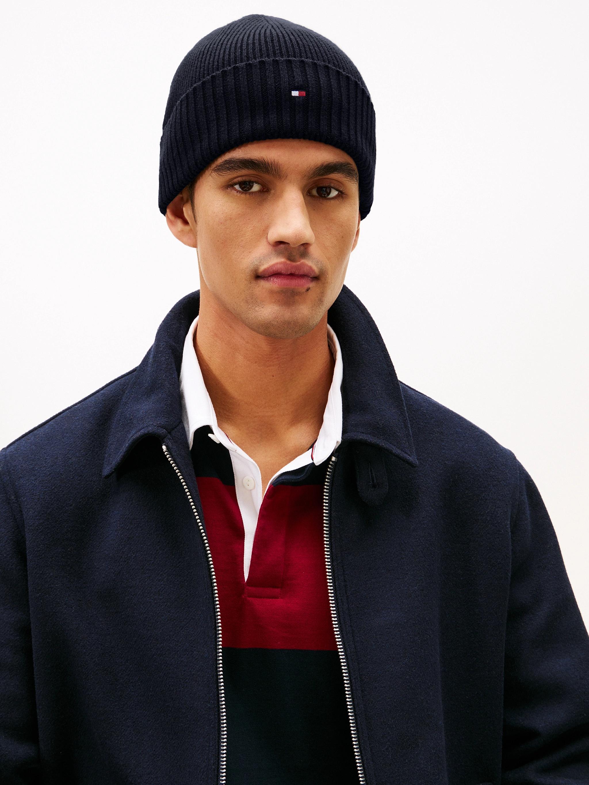 TH FLAG PIMA COTTON BEANIE AM0AM12796/DW6 TOMMY JEANS