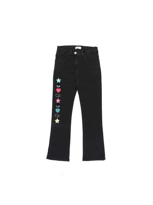 JEANS RICAMO CF DENIM FEL 59A413 1003/0050 CHIARA FERRAGNI