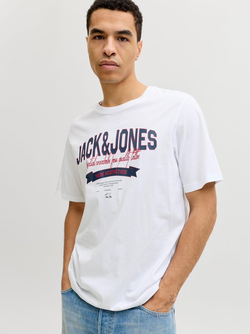 12288016/Bright White JACK AND JONES