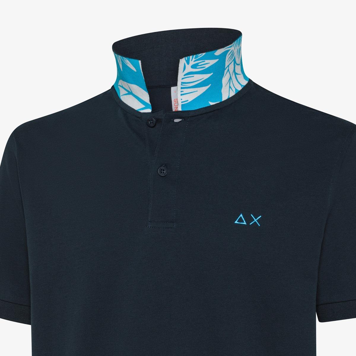 POLO PRINT UNDER COLLAR S/S A35115/07 SUN68