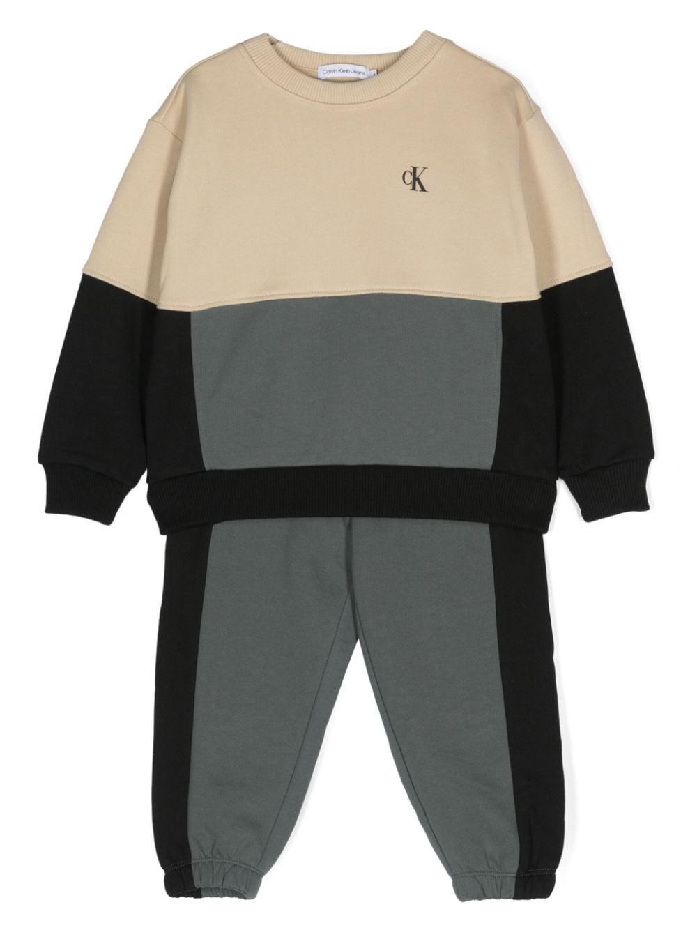 COLOR-BLOCK CN/JOGGER TERRY SE 