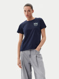 PINKO NAMBRONE T-SHIRT JERSEY LOGO B