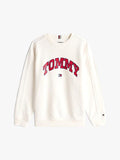 TOMMY HILFIGER VARSITY RAISED PRINT SWEATSHIR