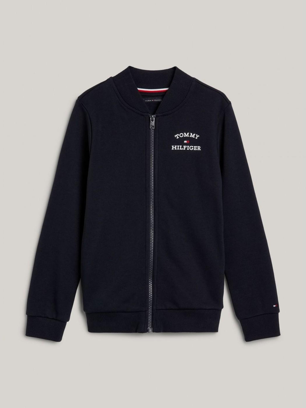 TH LOGO ZIP TROUGH SWEATSHIRT 
