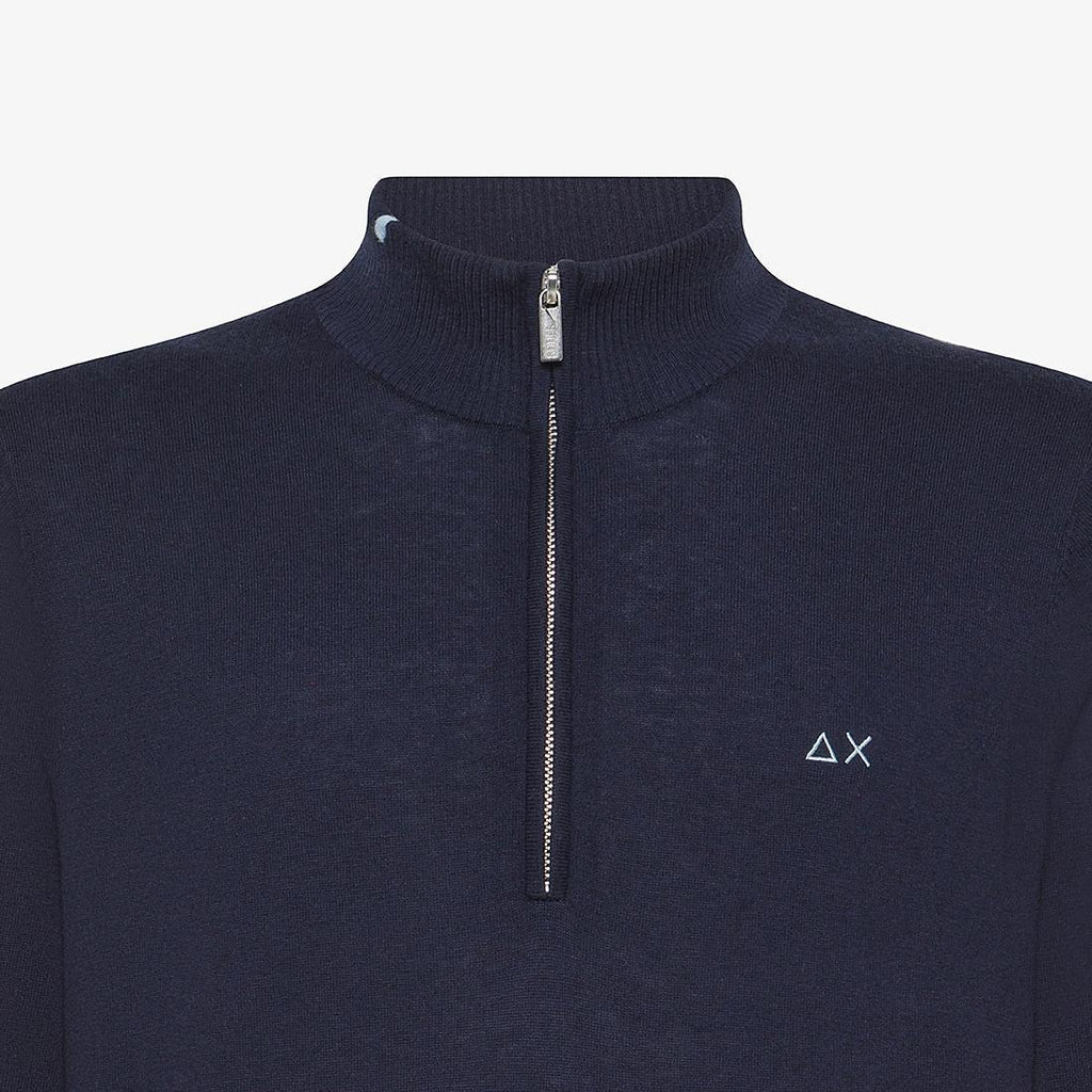 HALF ZIP SOLID 