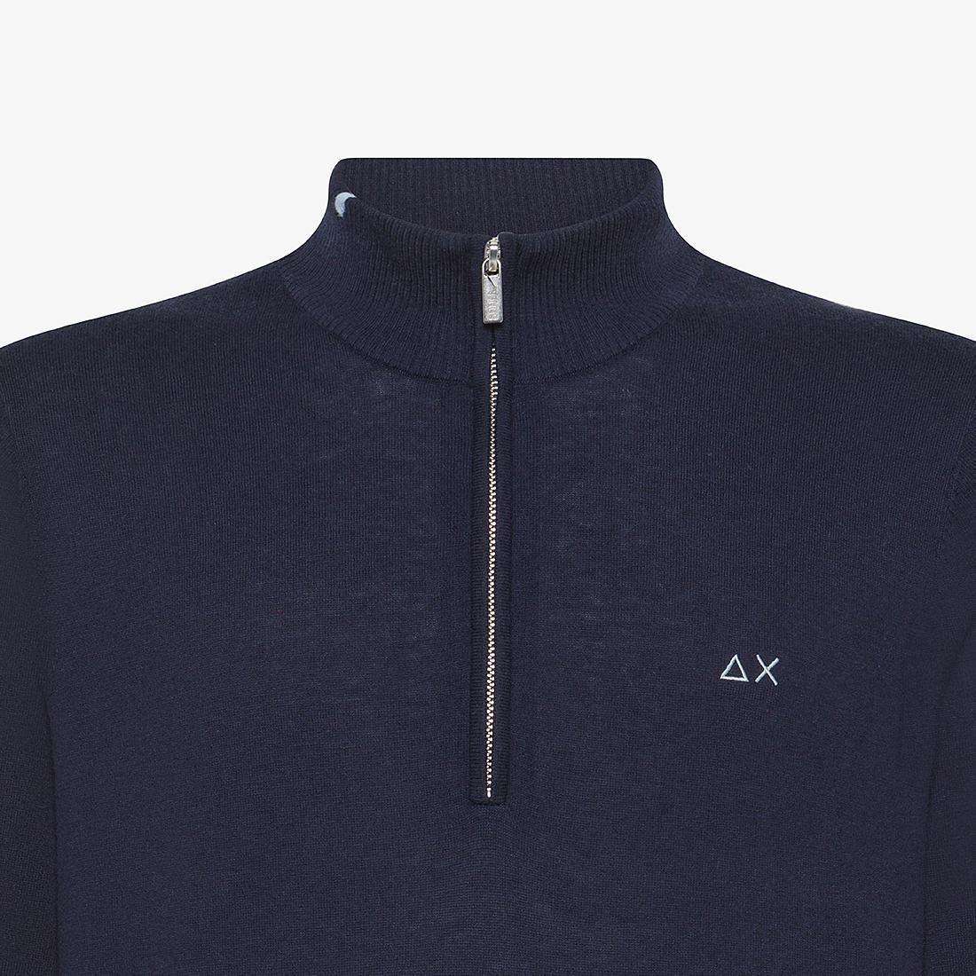 HALF ZIP SOLID 