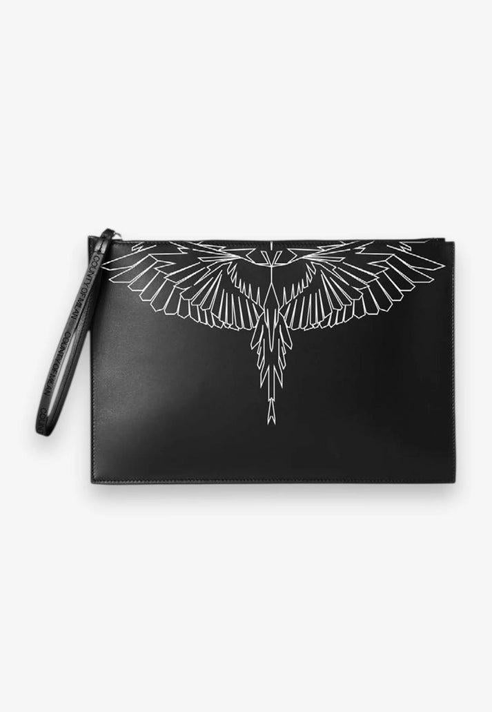 POCHETTE E.L. COMAF250137/NERO WHITE MARCELO BURLON COUNTY OF MILAN