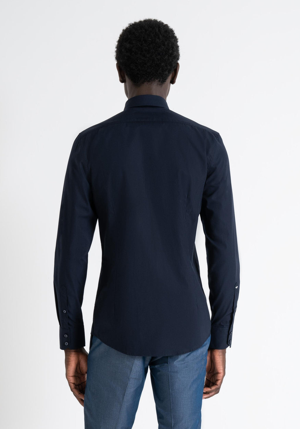 CAMICIA NAPOLI SLIM FIT IN COT 