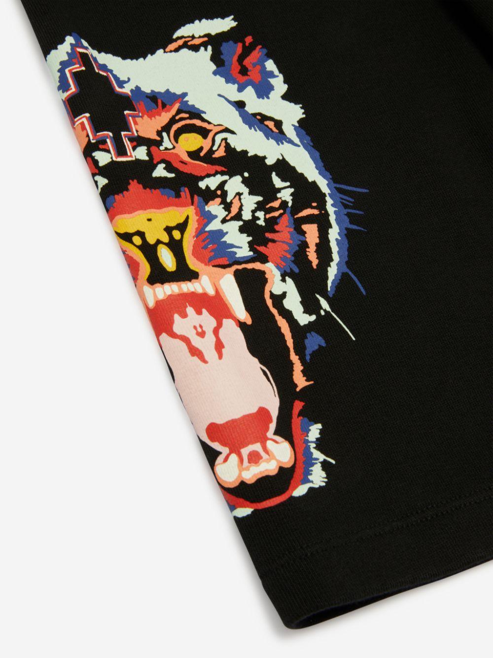 PANTERA TEMPERA SWEATSHORT CBCI001S22FLE004/1084 MARCELO BURLON COUNTY OF MILAN