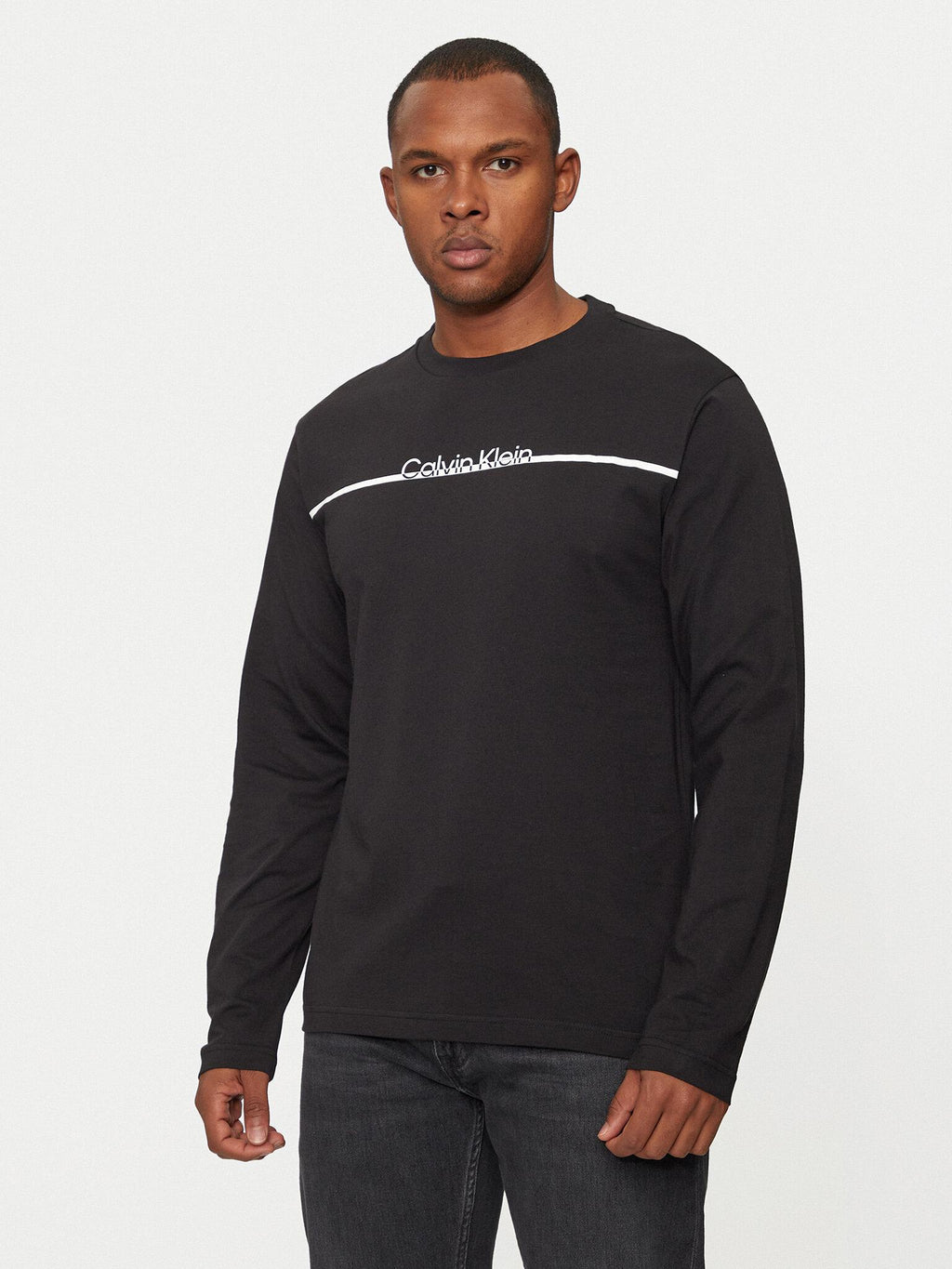 SPLIT LINE LOGO LS T K10K114343/BEH CALVIN KLEIN