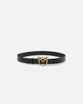 PINKO LOVE BERRY H3 BELT  VIT.SETA/VIT.SETA MONOGRAM DEBOSSED