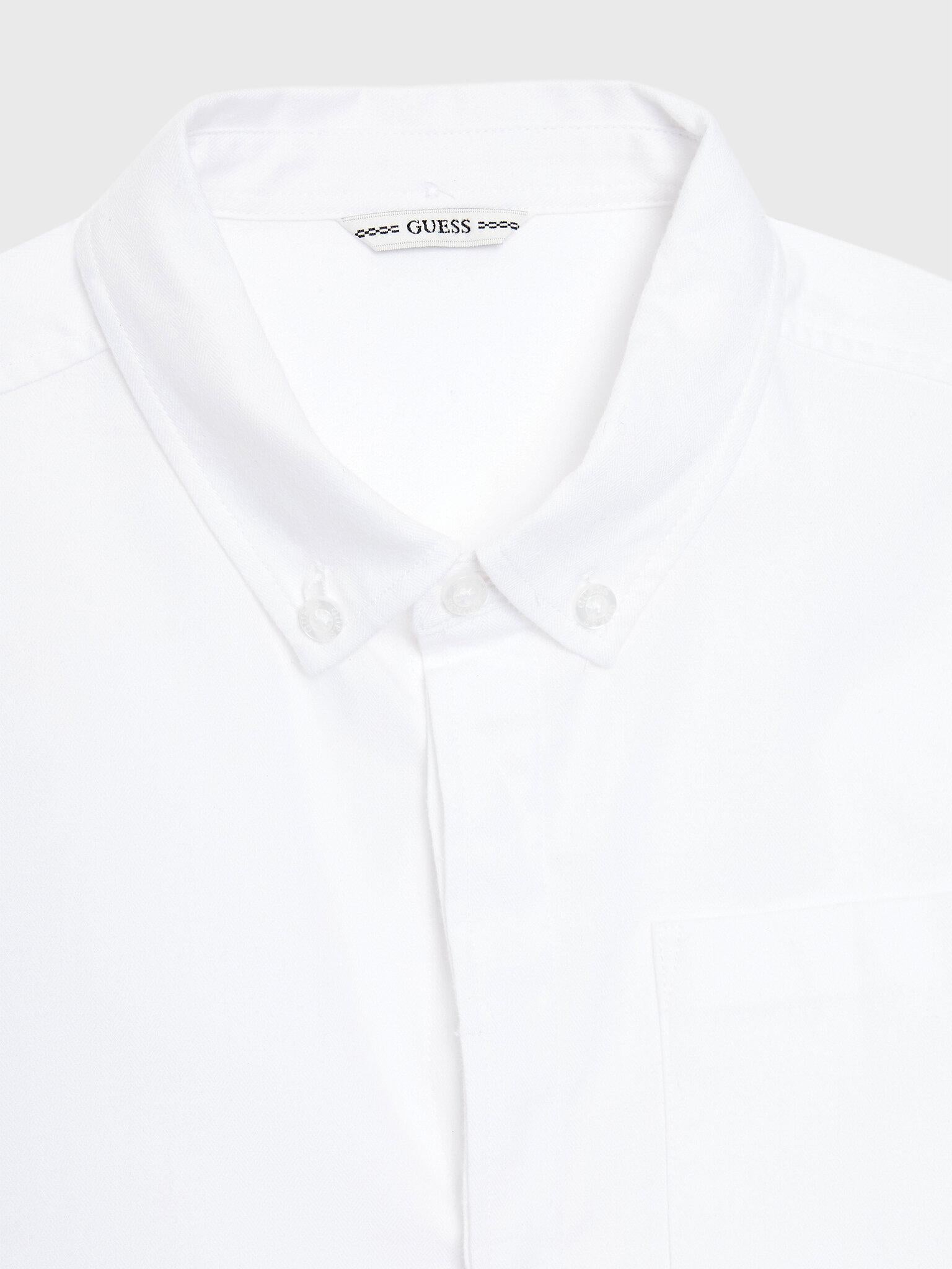 BRUSH HERRINGBONE ADJ. LS SHIR L2BH06WEW80/G011 GUESS