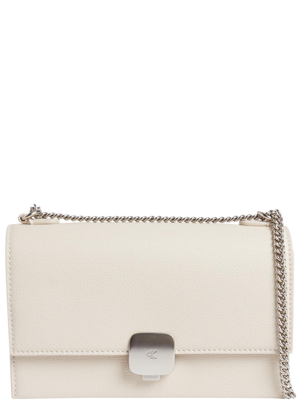 FORGED LOCK SMALL FLAP K60K612715/PCJ CALVIN KLEIN