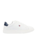 SNEAKER BASSA ALLACCIATA BIANCO/BLU 