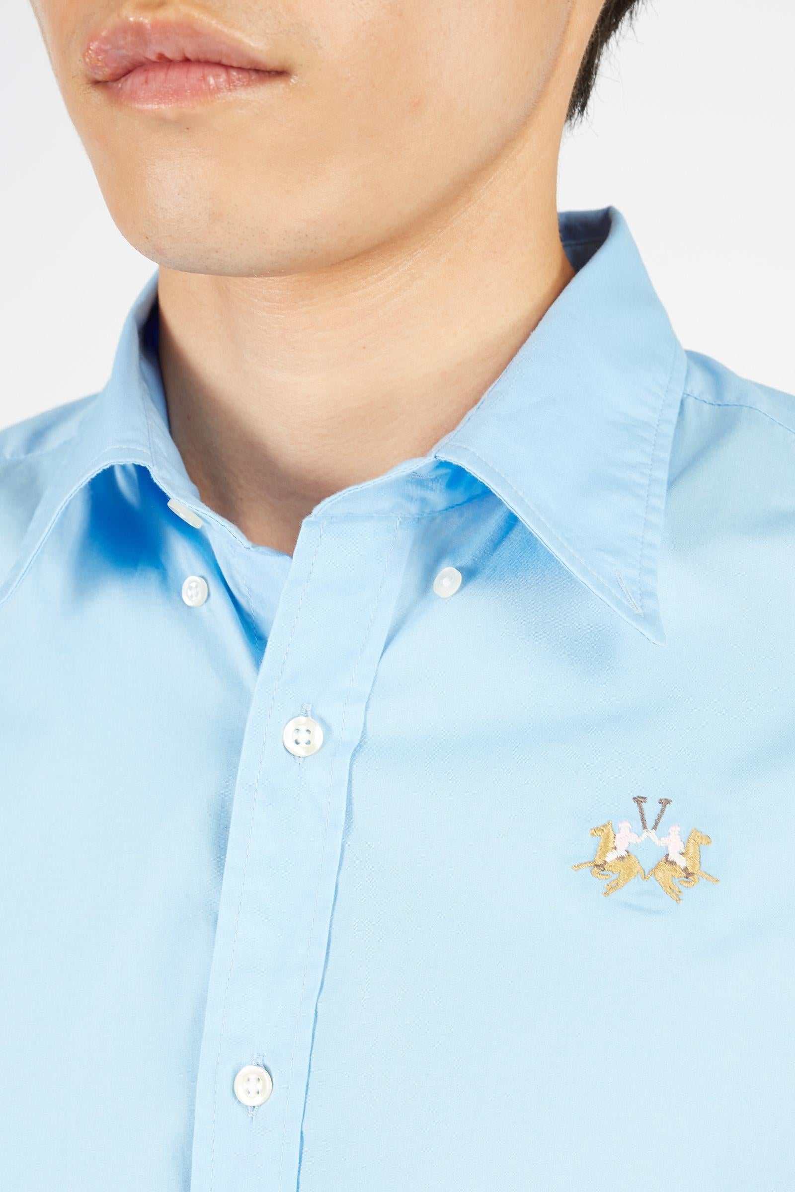 MAN SHIRT L/S POPLIN STRETCH 