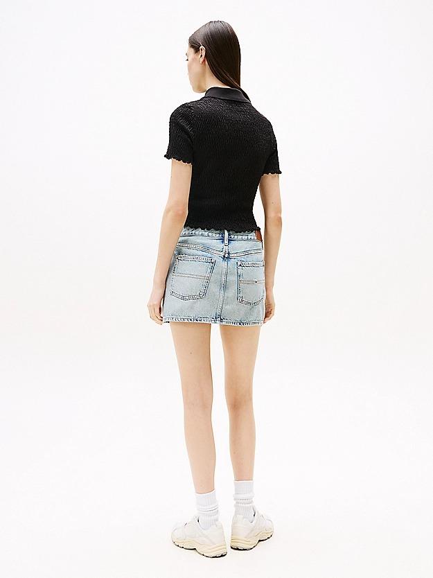 TJW SLIM SMOCK POLO DW0DW20296/BDS TOMMY JEANS