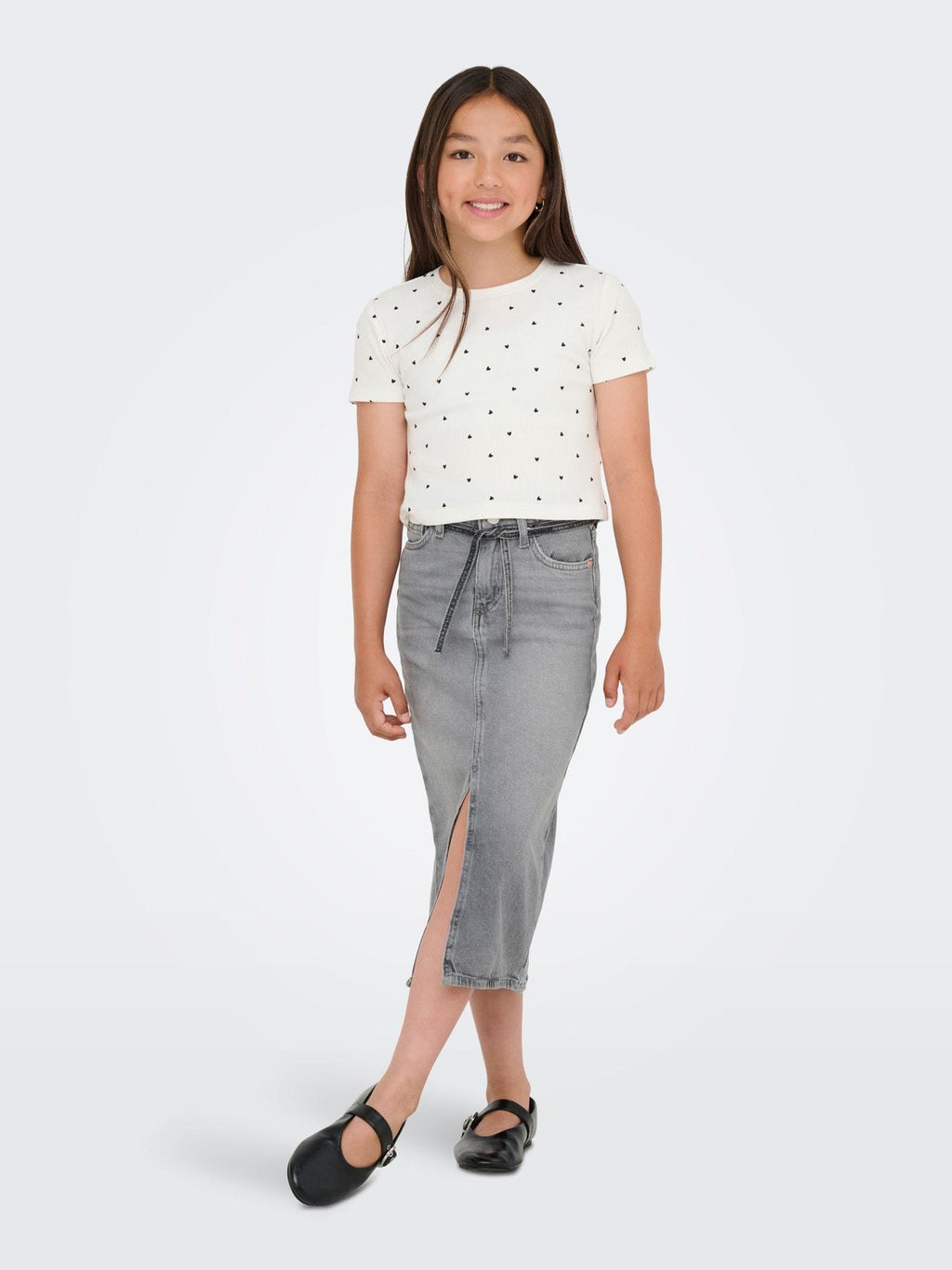 15346421/Cloud Dancer Black Hearts ONLY KIDS