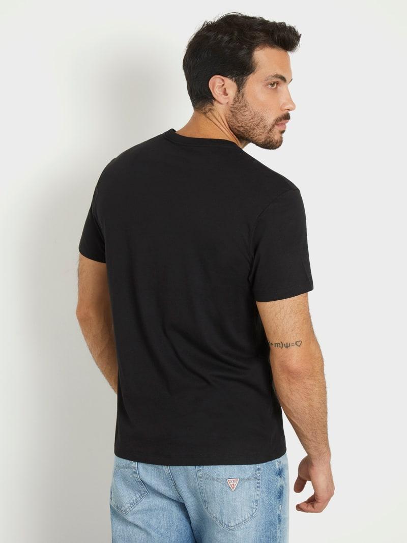 SS BSC IRIDESCENT PALMS TEE M4GI47K9RM1/JBLK GUESS