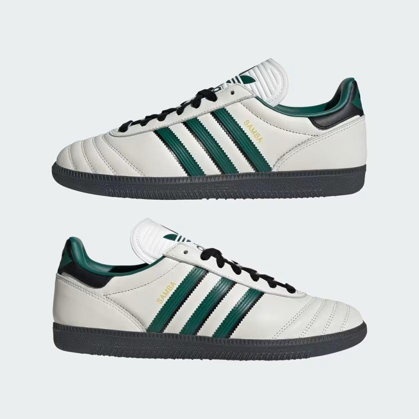 SAMBA JP            CWHITE/CGREEN/CARBON JR0964/ND ADIDAS ORIGINALS