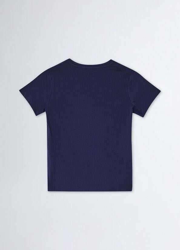 T-SHIRT M/C REGULAR C/TASCHINO 