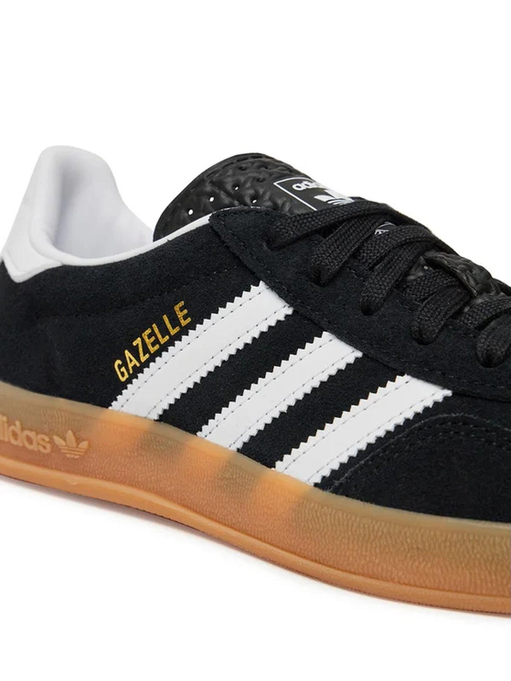 GAZELLE INDOOR J    CBLACK/FTWWHT/GUM2 