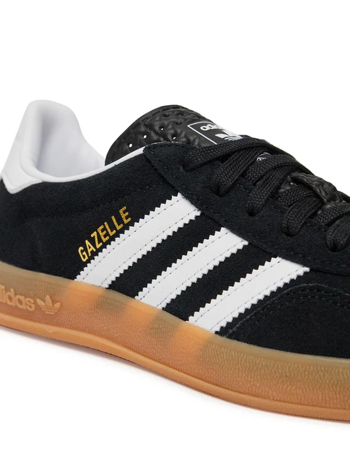 GAZELLE INDOOR J    CBLACK/FTWWHT/GUM2 