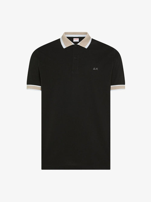 POLO MULTISTRIPES ON COLLAR S/S 