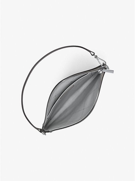 SM CONV POUCH WRISTLET LEATHER 35S5STVW5L/PEARL GREY MICHAEL KORS