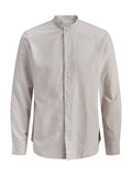 JACK AND JONES JJEBREEZE LINEN BLEND BAND SHIRT L/S SN