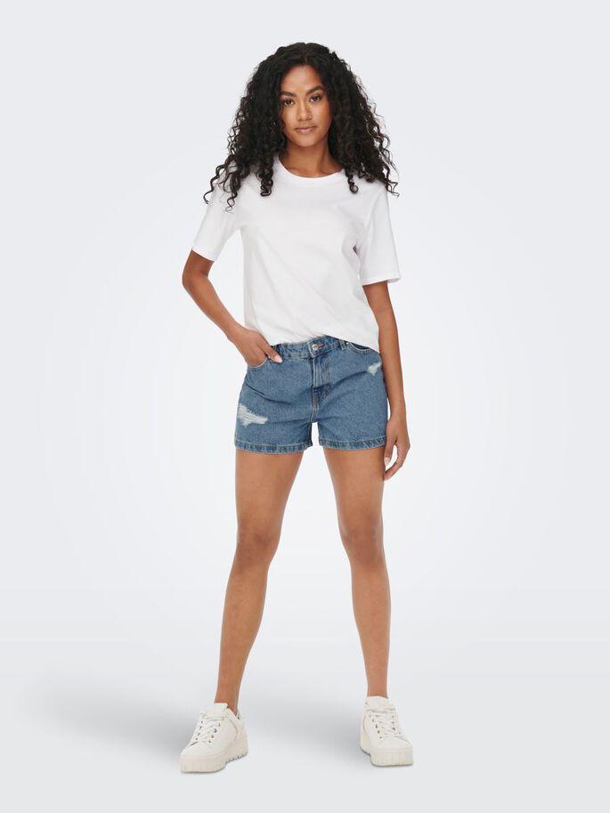 ONLJAGGER HW MOM SHORTS DNM NOOS 