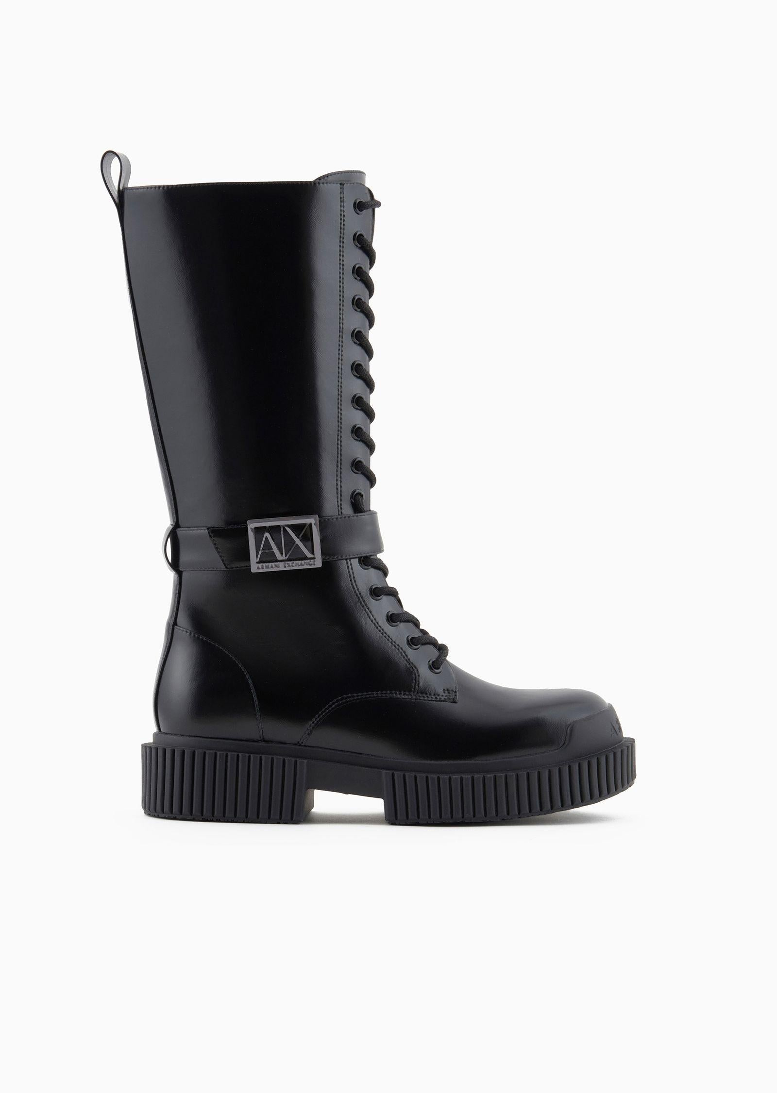 BOOT BRUSHED PU XDO017 XV876/00002 ARMANI EXCHANGE