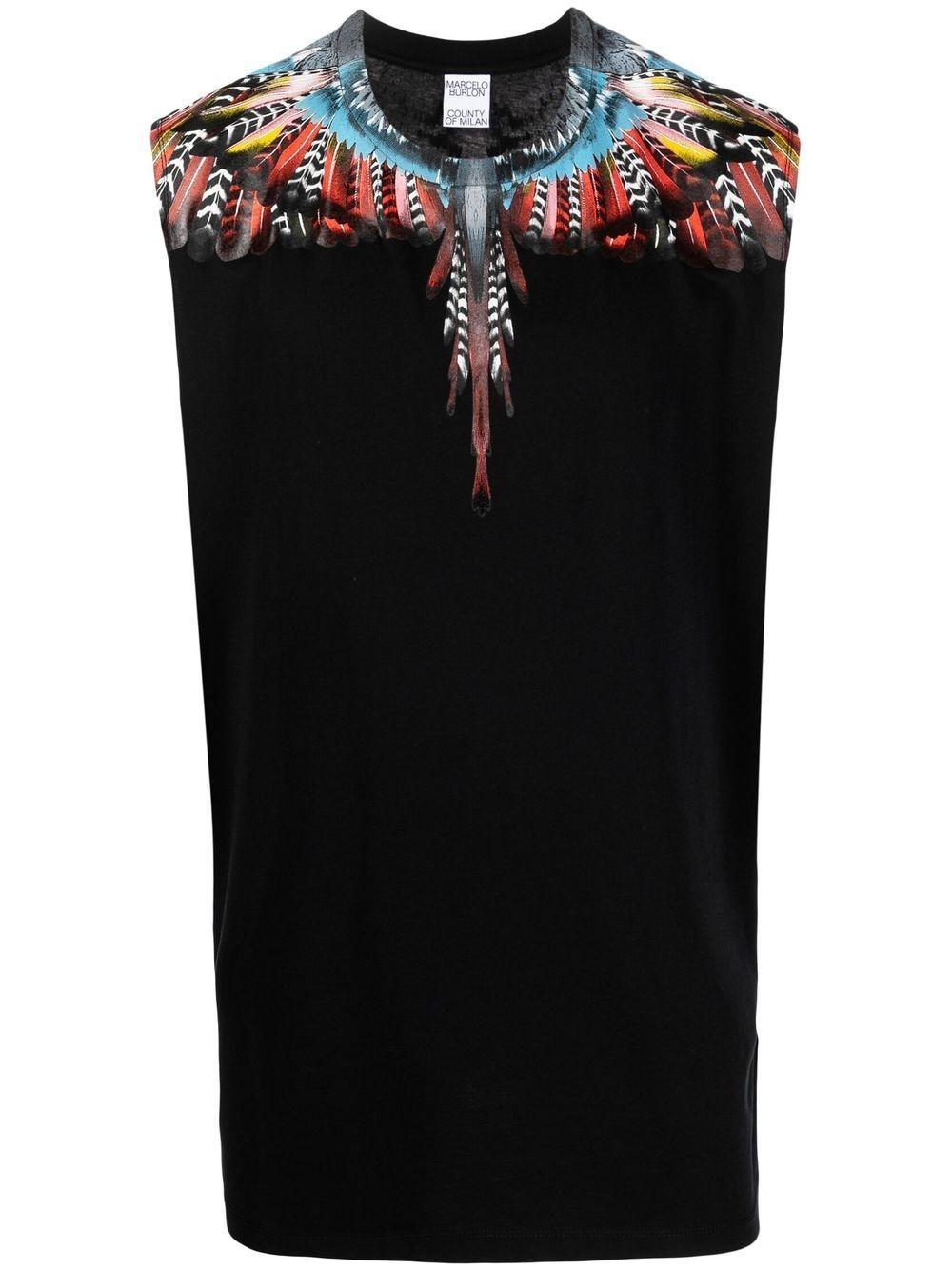Tank top Grizzly Wings in jersey di cotone 